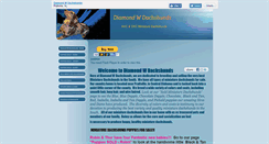 Desktop Screenshot of diamondwdachshundsandhorsefarm.com